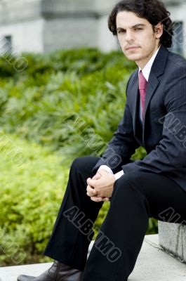Businessman Outside Businessman Outside