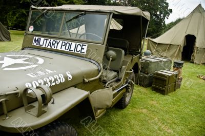 WW II Military Police Jeep