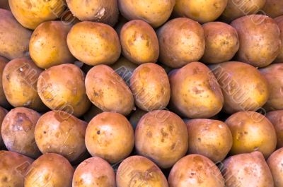 Market Stack of Vegetables - Potatoes
