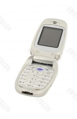 mobile phone  pure white background