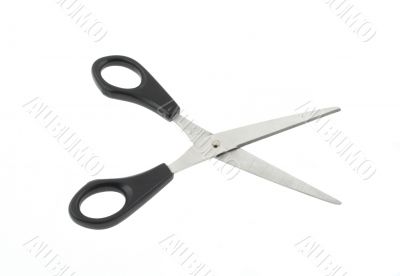 scissors on white background