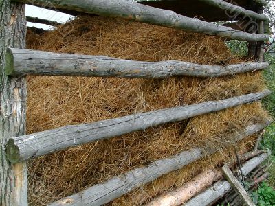 Shelter for hay