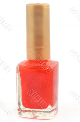 nail polish on white