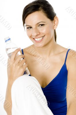 Woman With Bottle of Water Woman With Bottle of Water
