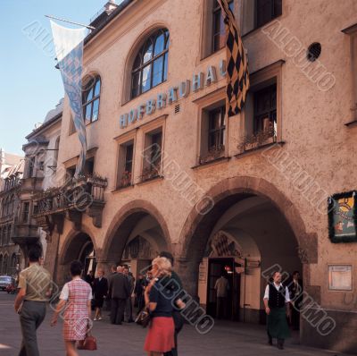 European Structure with People