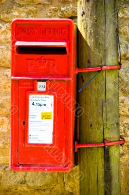 Traditional British Red Letterbox