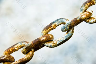 Rusty Chain Links