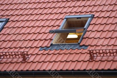 Roof of a private cottage Roof of a private cottage