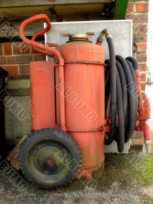 old fire fighting appliance
