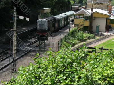 preserved railway station