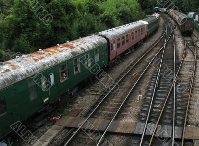 trains awaiting preservation