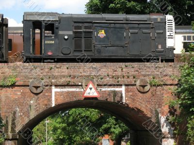 shunter on bridge