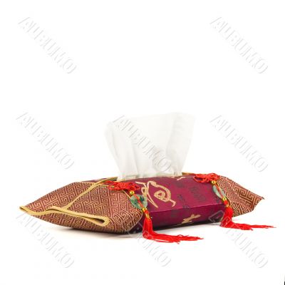 Oriental tissue dispenser