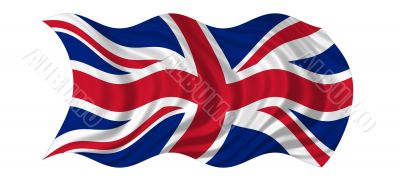 Waving Flag Of United Kingdom