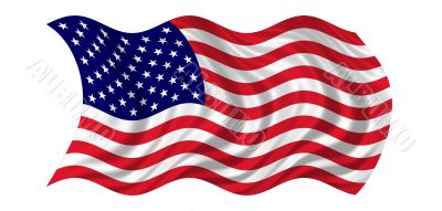 National flag of usa waving in the wind National flag of usa waving in the wind