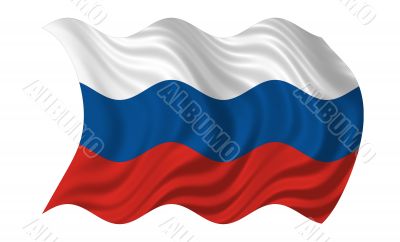 Waving Flag of Russia