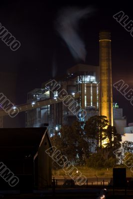 Power Station at Night Power Station at Night