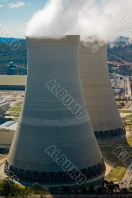 Coal Power Station: Aerial View