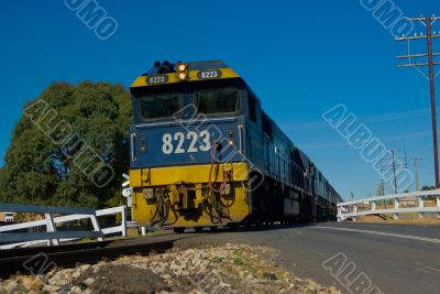 A Diesel Freight Train