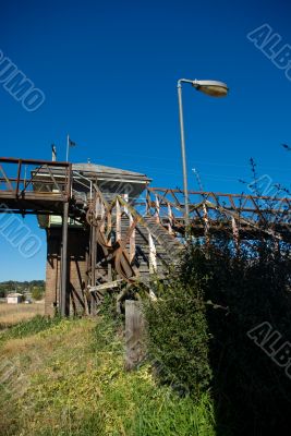 Disused Railway Station: Pedestrian Bridge