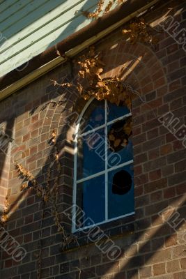 Disused Railway Station: Broken Window