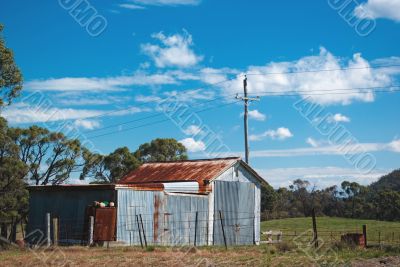 Rusty Farm Shed