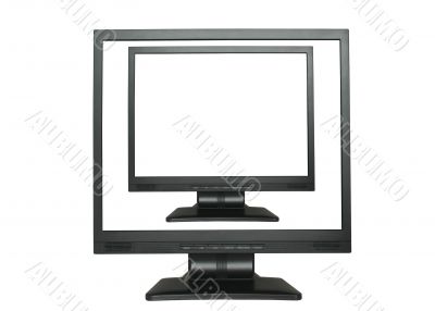 blank LCD cloned in blank screen
