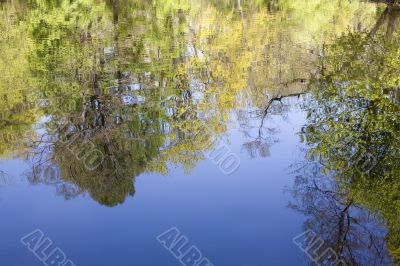 Spring water background