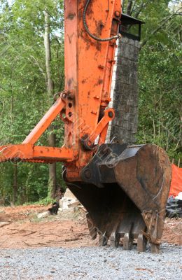 Orange Lifter Bucket