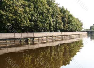 Embankment of Pregolya river 2