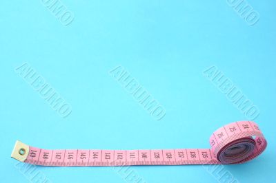 measuring tape with copy space