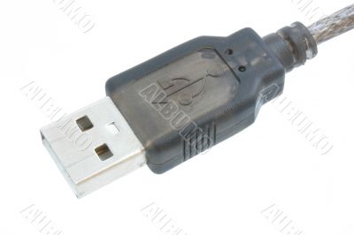 real macro of USB plug