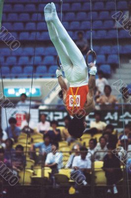 Gymnast on Rings