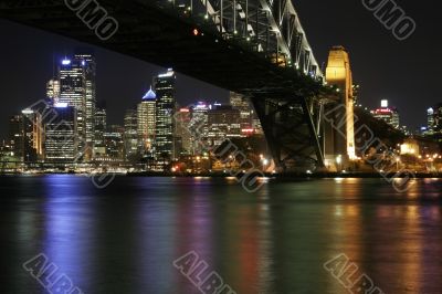 Sydney Harbour Bridge At Night