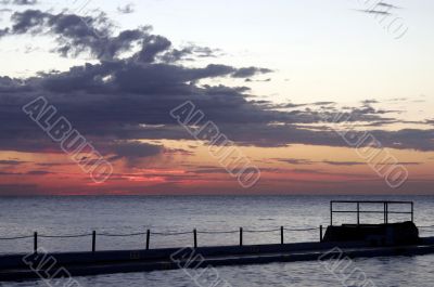 Red Pacific Sunrise