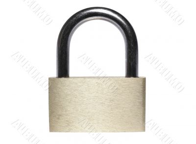 Closed Brass Padlock