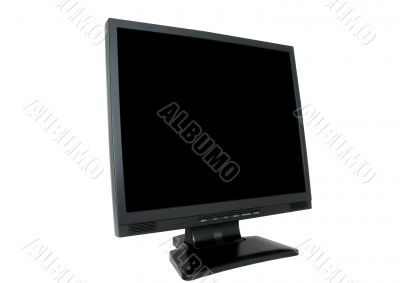 LCD isolated on white