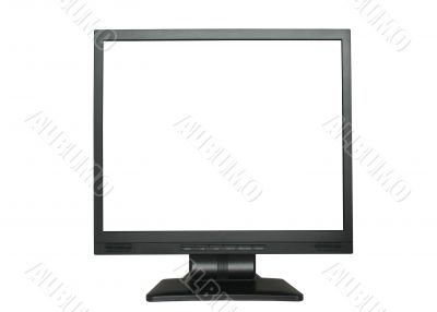 LCD isolated on white