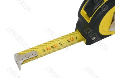 measuring tape on white