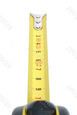 measuring tape on white
