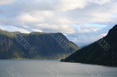 Beautiful norway fjord