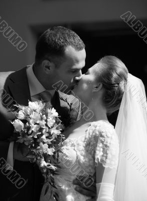 Newly-married couple