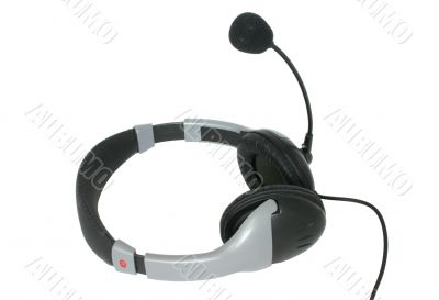 Phone Headset - pure white background