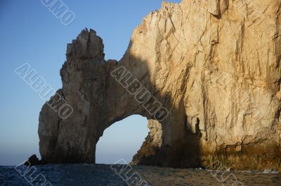 arch, sea, ocean, landscape, mexico