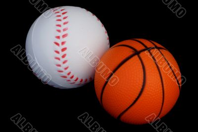 Two sporty balls.