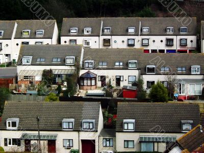Housing estate seen from above