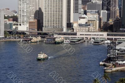 Sydney Office Buildings And Ferry Station