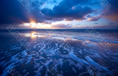 Ocean and sunset Ocean and sunset