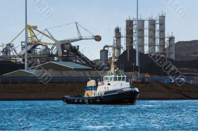 tugboat and industry