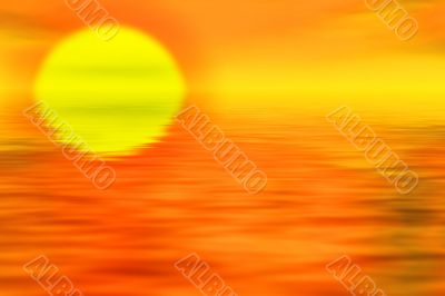 Sunset landscape Sunset landscape